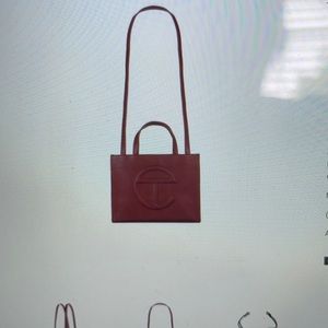 Telfar medium Oxblood bag